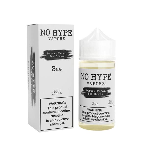 No Hype Vapors Butter Pecan Ice Cream 100ml 